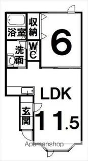 アーク・リビオンA棟【1階】の間取り